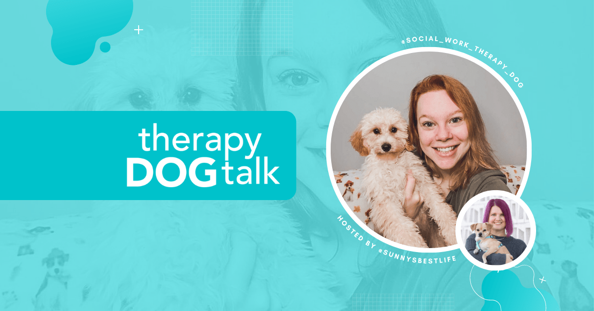 Maddie and her Social Work Therapy Dog Jovie