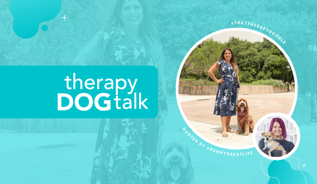 Certified Animal Assisted Counseling team Maggie and Dorothy