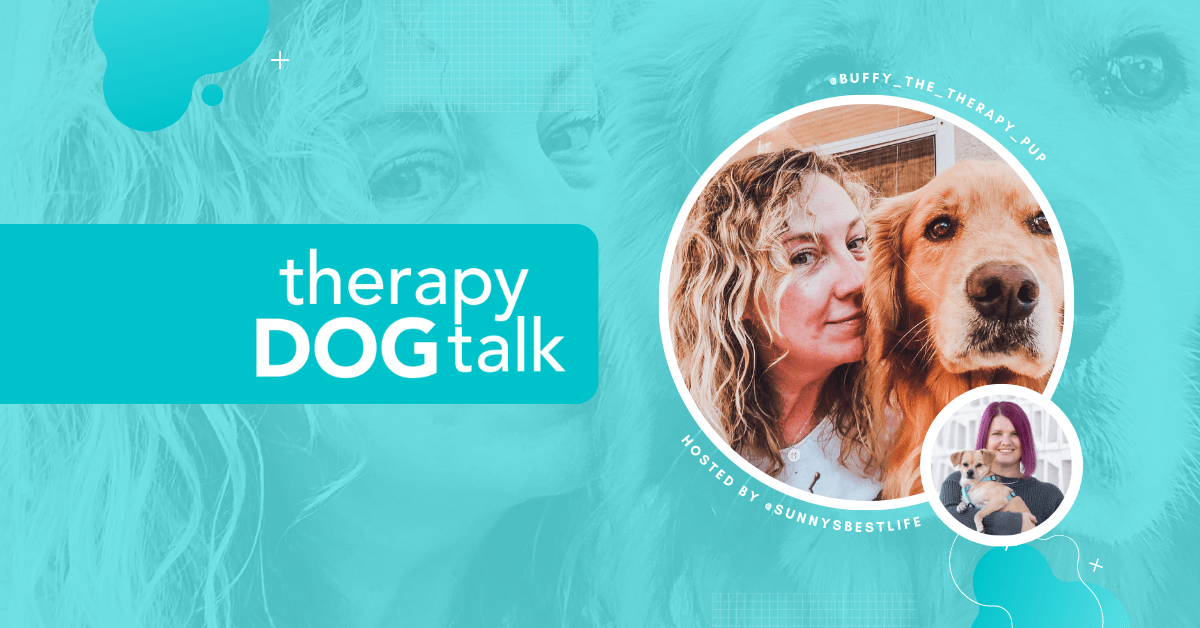 Children's hospital Therapy Dog team Michelle and Buffy