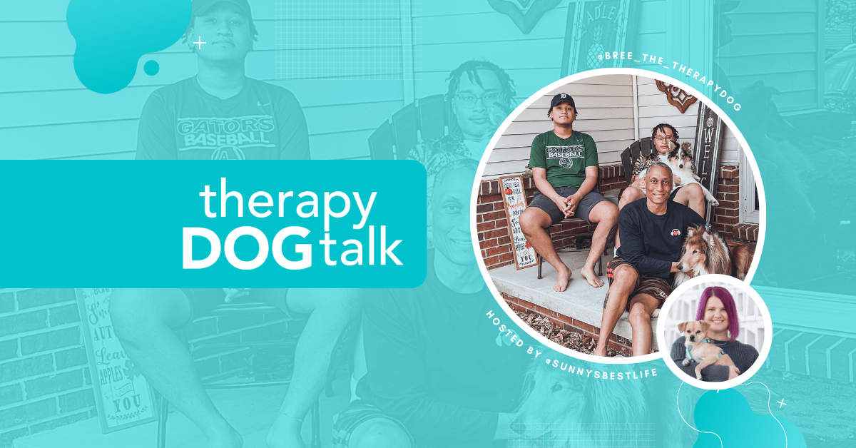 The Wadley family and their Volunteer Therapy Dogs
