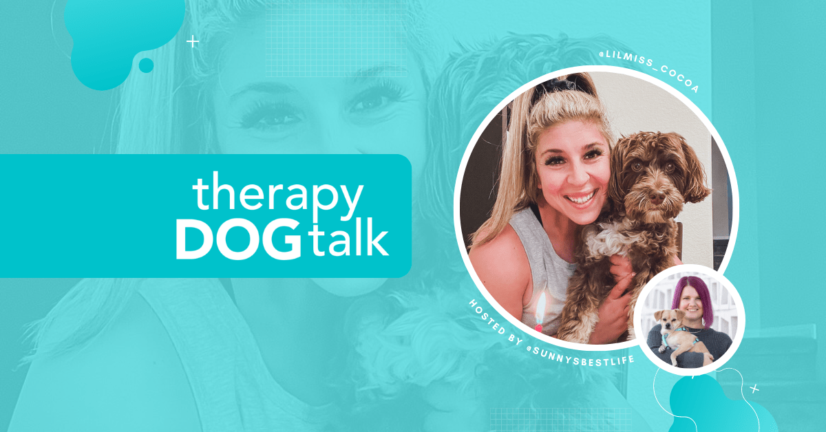 San Diego Therapy Dog team Sarah and Cocoa