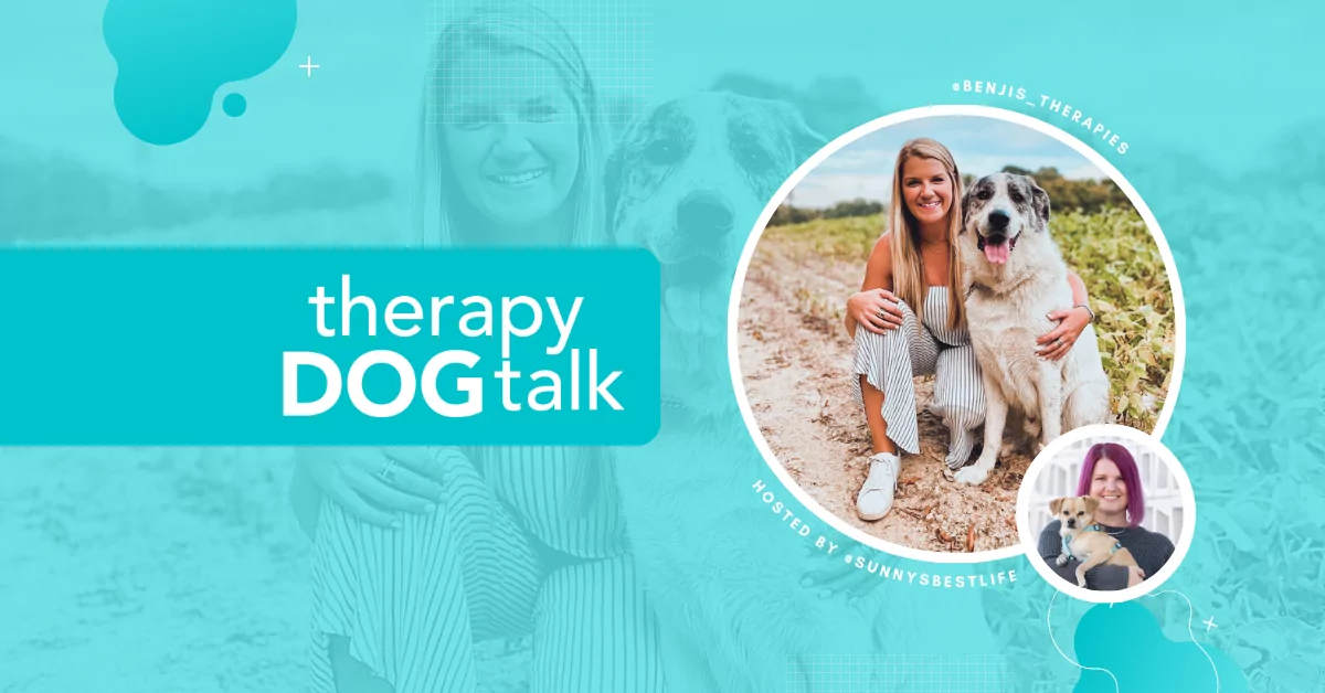 Books with Benji the Therapy Dog and Taylor