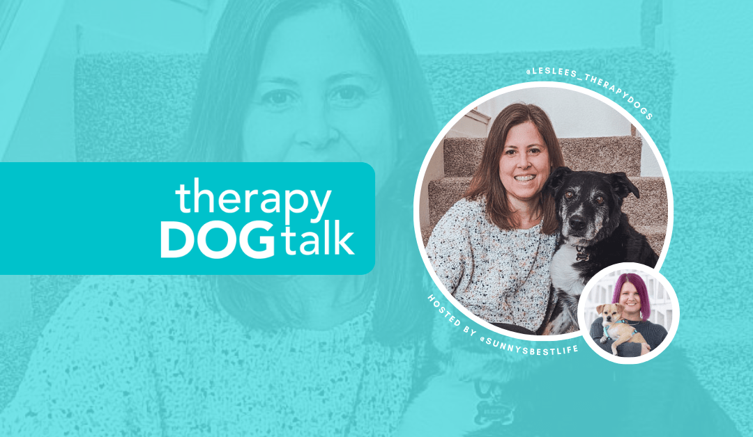 #066: From shelter dog to volunteer Therapy Dog with Leslee and Buddy