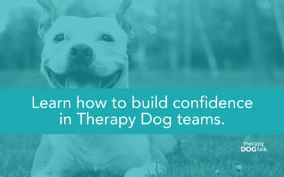 How to Build Confidence in Therapy Dog Teams