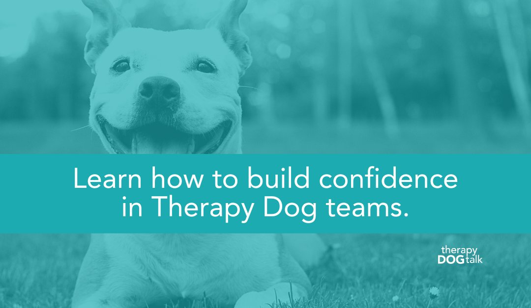 Learn how to build confidence in Therapy Dog teams.