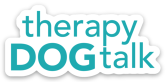 Therapy Dog Talk Stickers